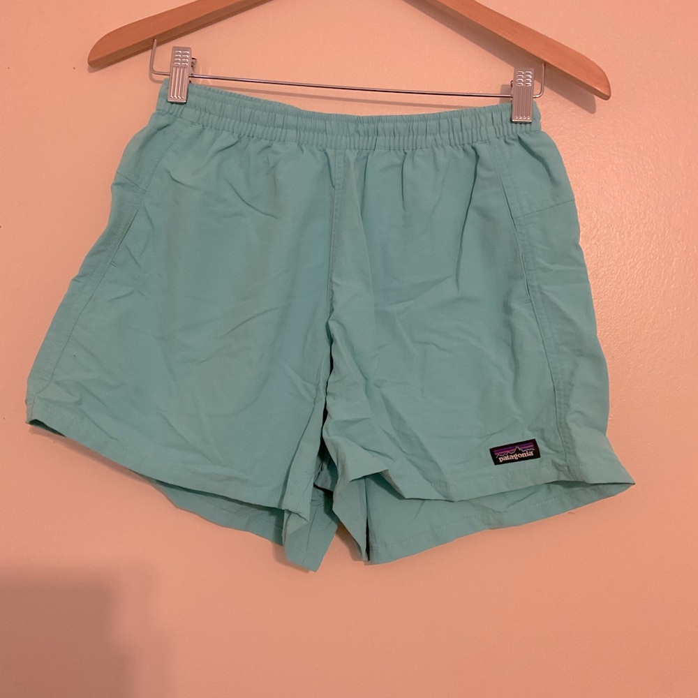 Teal Patagonia shorts
